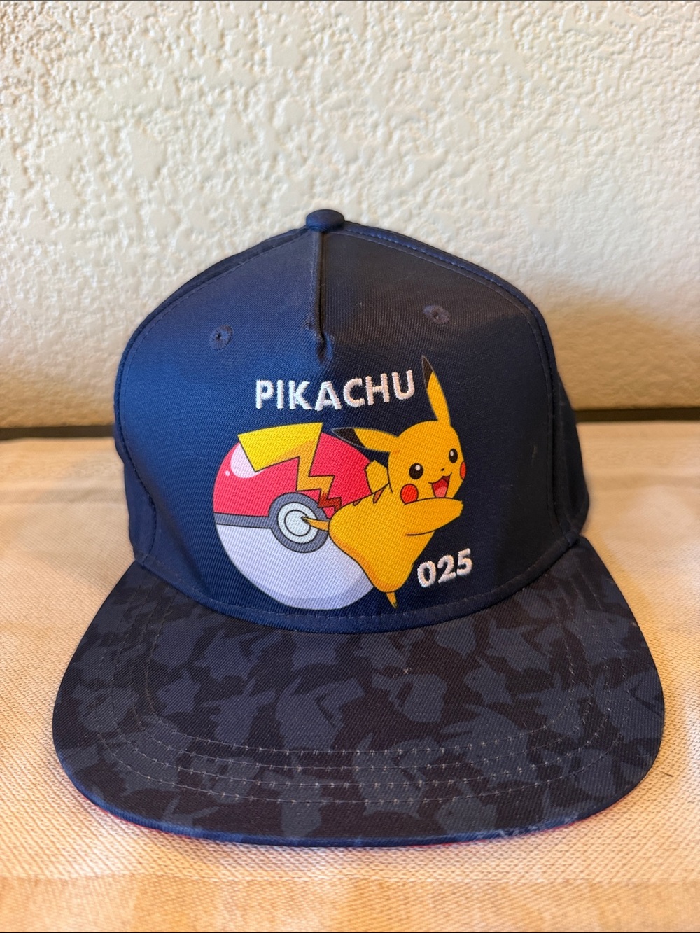 Pokémon Pikachu 025 Navy Blue Cap